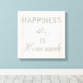 Floursack Kitchen VIII Canvas Afdruk (Insitu (Houten vloer))