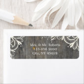 flourse zwendel lace - bruiloft in houten land etiket (Insitu)