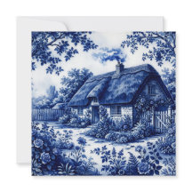 Flow Blue Stijl Engels Landhuis Rozen