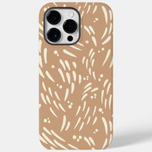 Flow in Tan en Cream Case-Mate iPhone 14 Pro Max Hoesje