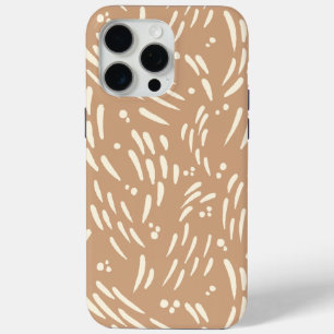 Flow in Tan en Cream iPhone 15 Pro Max Hoesje