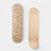 Flow in Tan en Cream Skateboard (Voorkant)