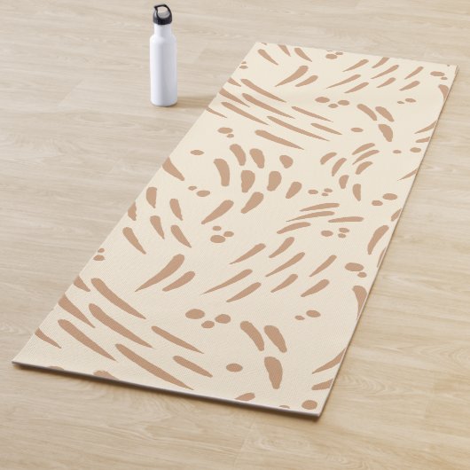Flow in Tan en Cream Yogamat (In situ)