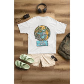 Flow met het leven Skelet Tropische zomer vibes T-shirt