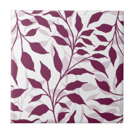 Flow of Dancing Leaves Design Delicate Foliage HD Tegeltje