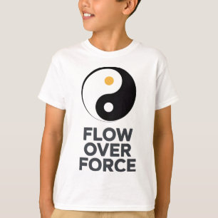 Flow Over Force Yin Yang Yoga Lance Kleding _2  T-shirt
