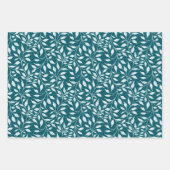 Flow van dansende bladeren Ontwerp Delicate geblad Inpakpapier Vel (Voorkant 3)