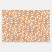 Flow van dansende bladeren Ontwerp Delicate geblad Inpakpapier Vel (Voorkant 2)