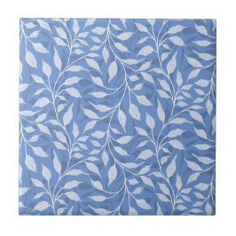 Flow van dansende bladeren Ontwerp Delicate geblad Tegeltje