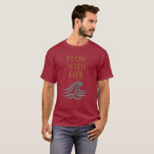 Flow With Life Wave T-Shirt (Voorkant volledig)