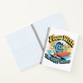 Flow With The Happy Waves Surf Journal (Intérieur)