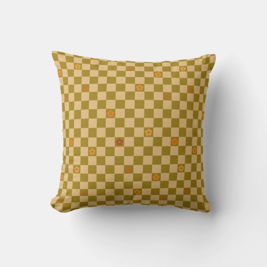Flowe Checkered Pattern - No. 02 Kussen (Voorkant)