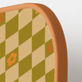 Flowe Checkered Pattern - No. 02 Pickleball Paddle (Links Detail)