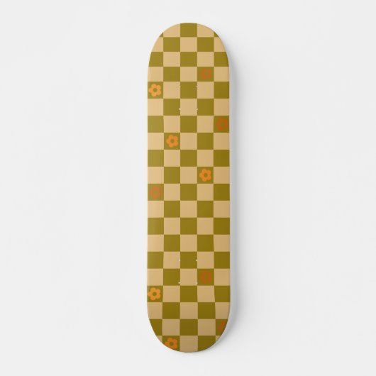 Flowe Checkered Pattern - No. 02 Skateboard (Voorkant)