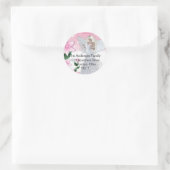 Flower Angel Design Fantasy Retouradres Labels (Tas)