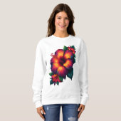 Flower Art Sweatshirt for Women (Voorkant volledig)