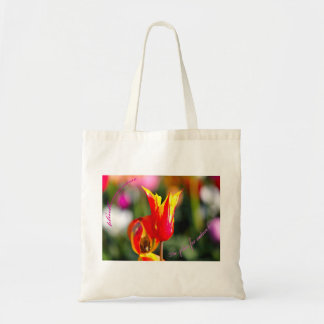 flower bag tote bag