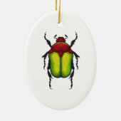Flower beetle keramisch ornament (Achterkant)