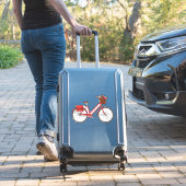 Flower Bike - Rood Sticker (Koffer Insitu)