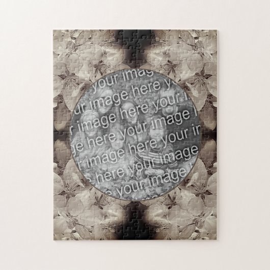 Flower Blossoms Abstract Voeg je foto toe Legpuzzel (Verticaal)