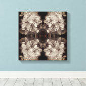 Flower Blossoms  Creëer Uw eigen foto Canvas Afdruk (Insitu (Houten vloer))