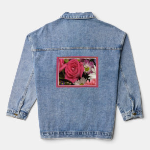 Flower Bouquet Denim Jacket