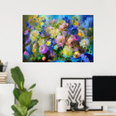 Flower Bouquet  Poster (Thuiskantoor)