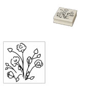 Flower Bouquet Rubberstempel (Gestempeld)