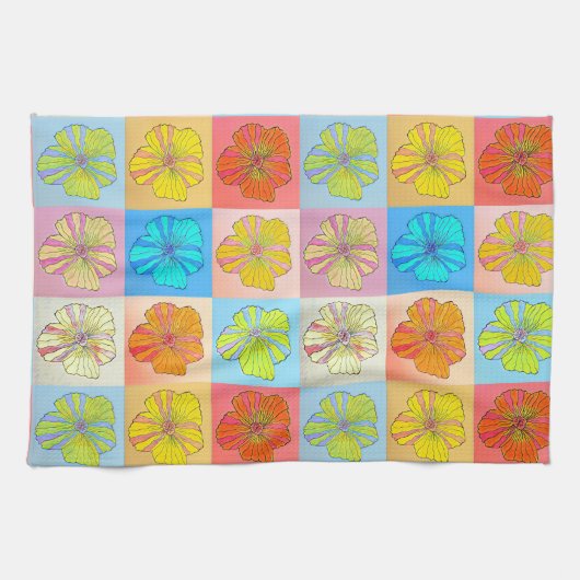 "Flower Box" keukenhanddoek (Horizontaal)