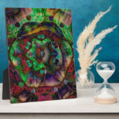  Flower Burst Abstract Fotoplaat (Zijkant)