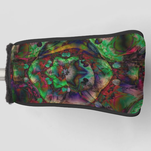 Flower Burst Abstract Golfheadcover (Voorkant)