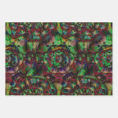 Flower Burst Abstract Inpakpapier Vel (Voorkant 3)