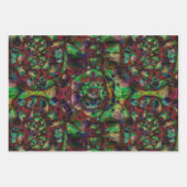 Flower Burst Abstract Inpakpapier Vel (Voorkant 2)