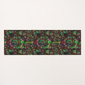  Flower Burst Abstract Yogamat (Achterkant (horizontaal))