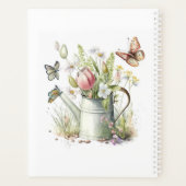 Flower Butterfly gepersonaliseerde planner (Achterkant)