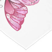 Flower Butterfly with Pink Sakura Lange Tafelloper (Hoek)