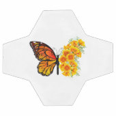 Flower Butterfly with Yellow California Poppy (Plat)
