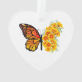 Flower Butterfly with Yellow California Poppy (dos)