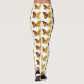 Flower Butterfly with Yellow California Poppy Leggings (Achterkant)