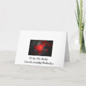 Flower Cactus Carte d'anniversaire (Dos)