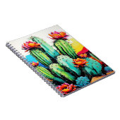 Flower Cactus Desert Art | Journal carnet (Côté Droit)