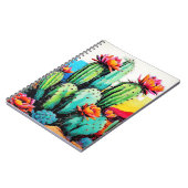 Flower Cactus Desert Art | Journal carnet (Côté gauche)