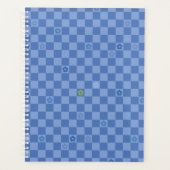 Flower Checkered Pattern No. 01 - Light Blue (Devant)