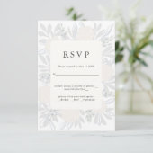 Flower corner mariage élégant RSVP design (Debout devant)