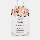 Flower Custom Gift Label Cadeaulabel (Voorkant)