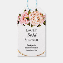 Flower Custom Gift Label