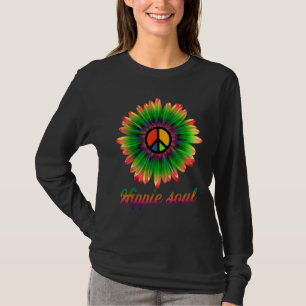 Flower Daisy Peace Sign Hippie Soul Daisy Flower H T-shirt