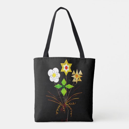 "Flower Delivery" Shoulder Tote Draagtas (Achterkant)