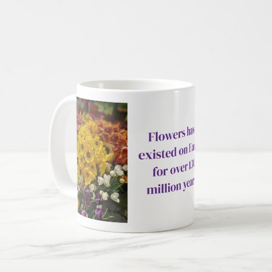 Flower design coffee mug (Devant gauche)