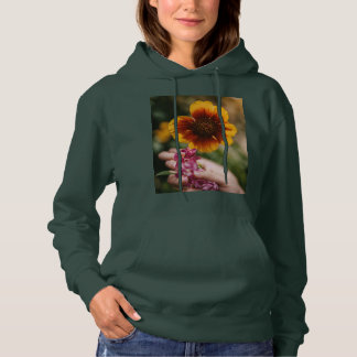 Flower design dames hoodies